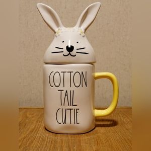 Rae Dunn Cotton Tail Cutie Figural Bunny Mug
